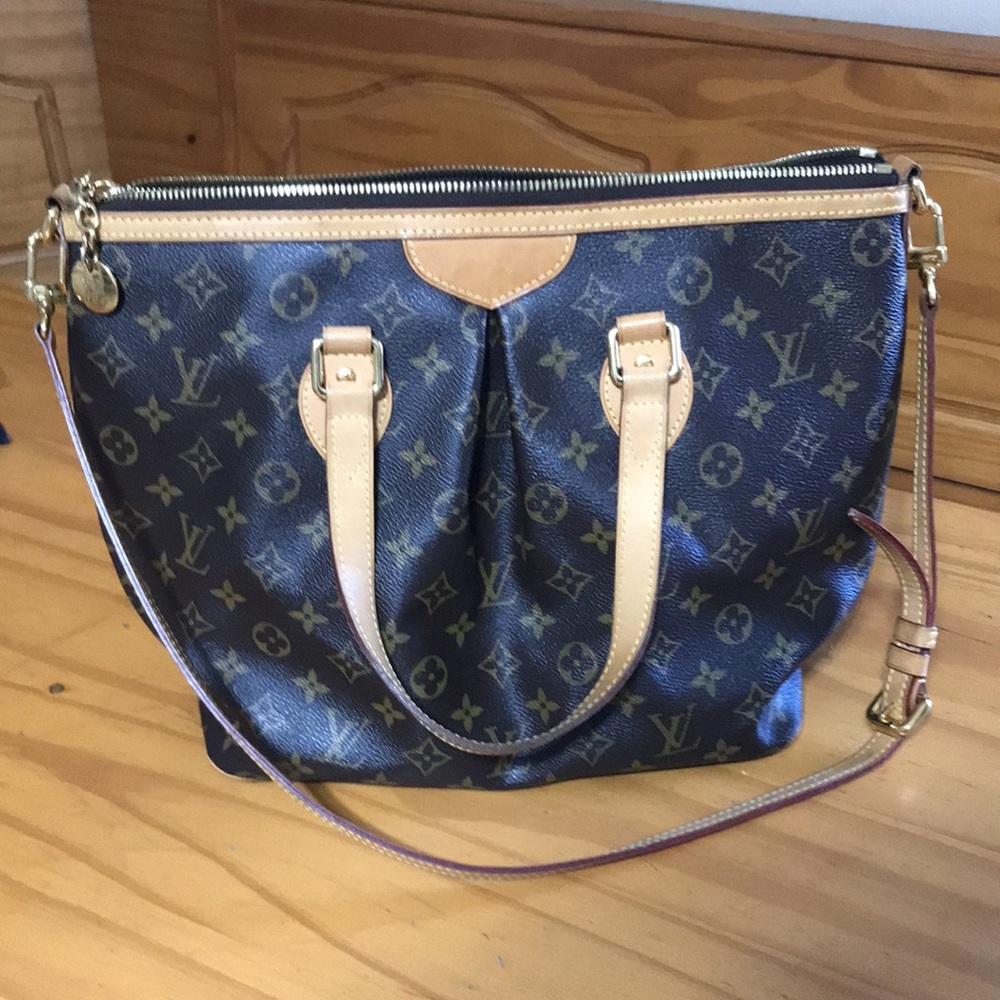 🌟 3 WAY 🌟 zipper Louis Vuitton Palermo pm crossbody French - Picture 4 of 16